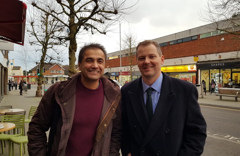 Neil O'Brien MP with Rik Basra