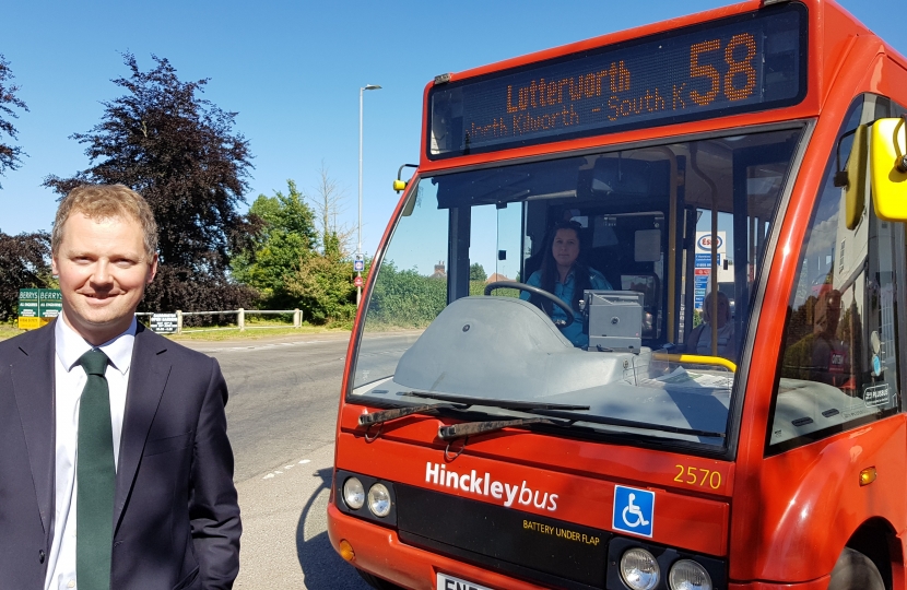 Leicestershire MPs Welcome The Rescue Of ‘vital’ Bus Service | Neil O'Brien