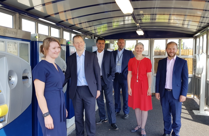 Neil O'Brien MP - Market Harborough Station