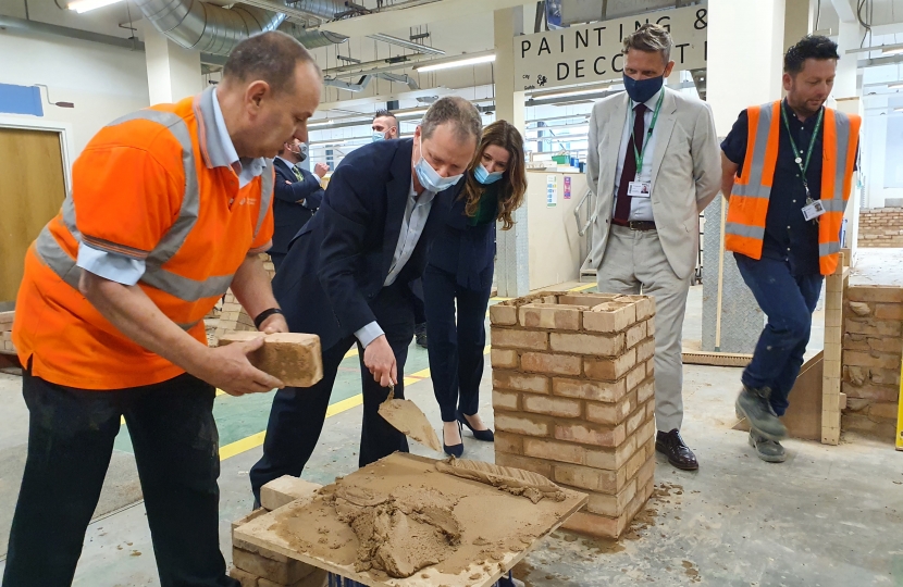 Neil O'Brien - bricklaying