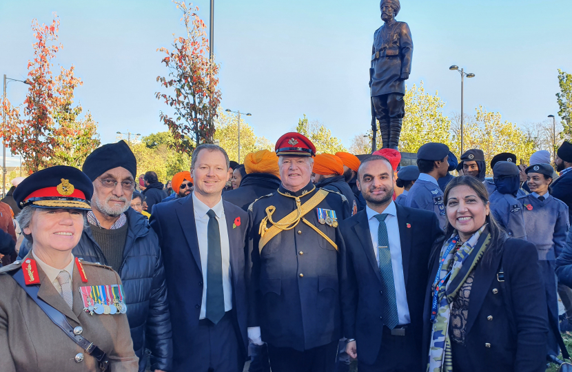 Neil O'Brien MP Sikh War Memorial