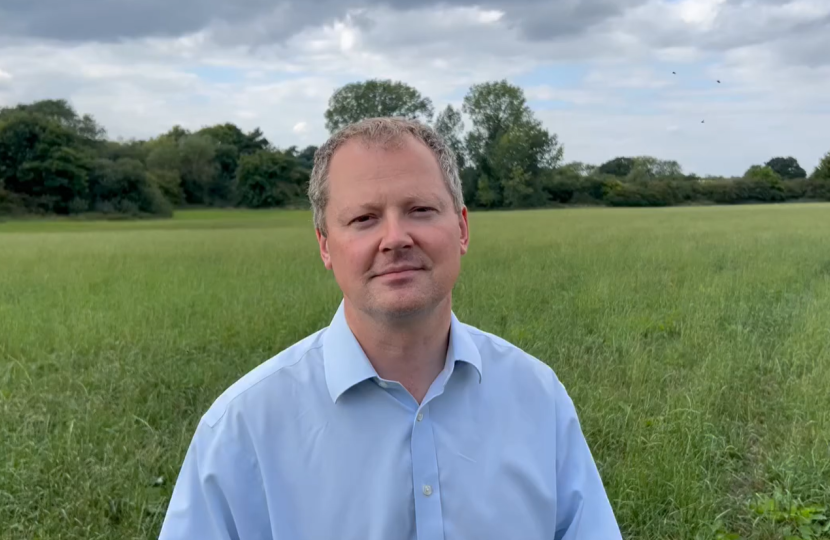 Neil O'Brien in the countryside