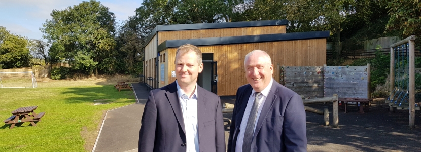 Neil Visits South Kilworth Primary To See New Hall | Neil O'Brien