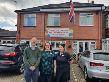 Neil O'Brien MP - Amberwood care home Wigston