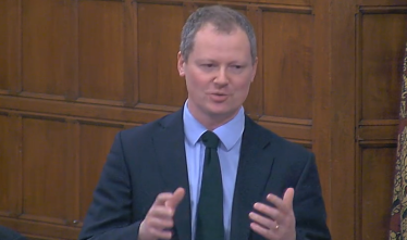 Neil speaking in Westminster Hall